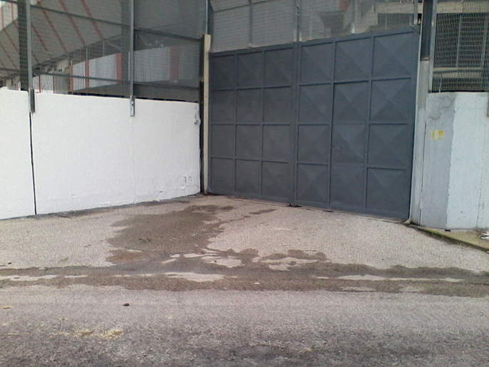Il cancello d'ingresso dello Iacovone, dopo l'intervento della Fondazione Taras cancello_dopo