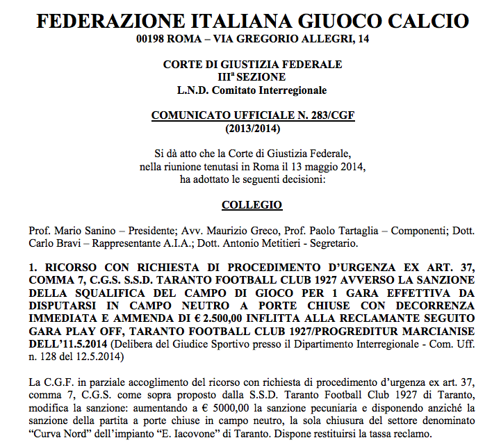 ricorso