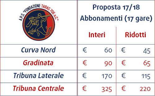 proposta abbonamenti 17-18